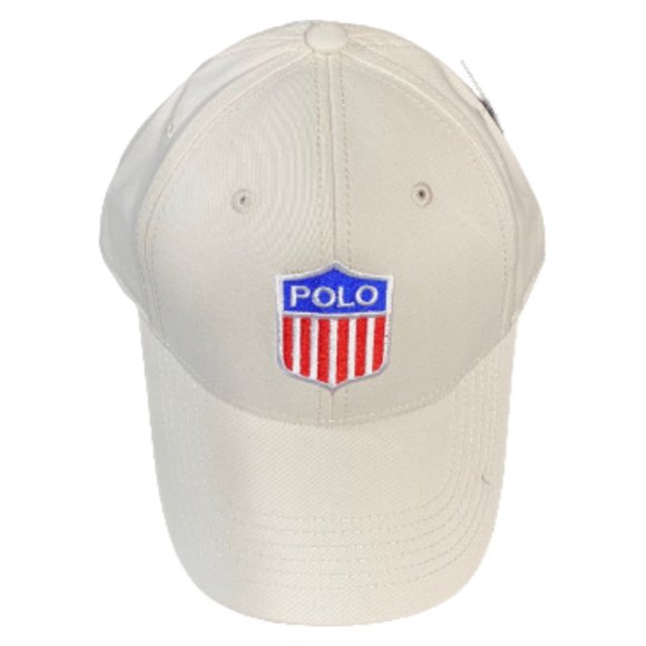 Polo Ralph Lauren Other - NWT Polo Ralph Lauren Off White Classic Cotton Baseball Cap Logo Embroidered
